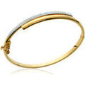 Bracelets sur Grenoble : Bracelets Brillaxis Bracelet jonc plaqu&eacute; or bicolore Multicolore
