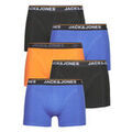 Lingerie homme sur Grenoble : Boxers Jack & Jones JACTHEODORE SOLID TRUNKS X5 Multicolore