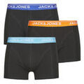 Lingerie homme sur Grenoble : Boxers Jack & Jones JACTHEODORE SOLID TRUNKS X3 Noir