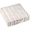 Coussins Stof Coussin de sol St Trop Blanc – 45x45x10 cm Beige 45x45 cm. . Maison & D&eacute;co > Coussins.