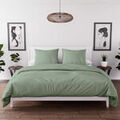 Linge de maison sur Grenoble : Parures de lit Intemporel Boh&egrave;me Vert 140x200 cm,220x240 cm,260x240 cm. . Maison > Parures de lit.