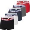 Boxers Umbro Lot de 5 Boxers coton homme uni Noir