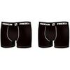 Boxers Freegun Lot de 2 Boxers gar&ccedil;on coton Noir Noir