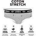 Boxers Umbro Lot de 3 Boxers coton femme Gris