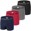 Boxers Umbro Lot de 4 Boxers homme sans couture Noir