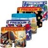 Boxers Freegun Pack Surprise de 5 Boxers microfibre gar&ccedil;on Bleu
