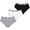 Culottes & autres bas
sur Grenoble : Boxers Fila Lot de 3 Culottes coton femme Gris