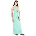Robes sur Grenoble : Robe Von Dutch Robe longue paillet&eacute;e manches d&eacute;bardeur Coast Bleu