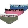 Culottes & autres bas
sur Grenoble : Boxers Freegun Pack Surprise de 3 Boxers coton femme Noir