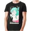 T-shirt Capslab T-shirt homme en coton col rond Dragon Ball Bulma
