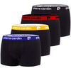 Boxers Pierre Cardin Lot de 4 boxers homme en coton Basic Noir