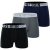 Boxers Freegun Lot de 3 boxers homme en coton Signature Andrew Noir
