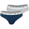Slips Athena Lot de 2 slips COTON ULTRA DOUX Bleu