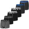 Boxers Freegun Lot de 6 boxers enfant en coton uni Noir