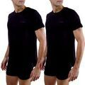 Tee-shirts sur Grenoble : T-shirt Pierre Cardin Lot de 2 t-shirts homme col rond avec broderie sur la poitrine