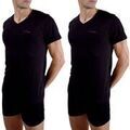 Tee-shirts sur Grenoble : T-shirt Pierre Cardin Lot de 2 t-shirts homme en col v avec broderie sur la poitrine