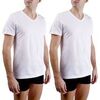 T-shirt Pierre Cardin Lot de 2 t-shirts homme en col v avec broderie sur la poitrine
