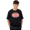 T-shirt enfant Von Dutch T-shirt enfant &agrave; col rond et manches courtes relax fit Relax Noir