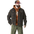 Veste Von Dutch Surchemise homme &agrave; carreaux Pepper Marron