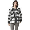 Veste Von Dutch Veste femme &agrave; carreaux avec patch Squares Noir