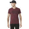 T-shirt Von Dutch T-shirt homme col v imprim&eacute; en coton Tyron Rouge