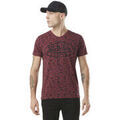 Tee-shirts sur Grenoble : T-shirt Von Dutch T-shirt homme col v imprim&eacute; en coton Tyron Rouge