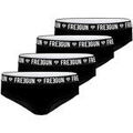 Culottes & autres bas
sur Grenoble : Boxers Freegun Lot de 4 culottes femme Street Art Uni Noir