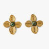 Boucles oreilles Lollipops Boucles d'oreilles fleur avec pierre Acier