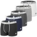 Boxers Serge Blanco Lot de 5 Boxers coton homme Class' Gris