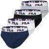 Slips Fila Lot de 4 slips coton homme FU5015 Gris