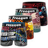 Boxers Freegun Lot de 4 boxers enfant Summer Sport Bleu