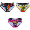 Boxers Freegun Lot de 3 culottes fille Hardy Tatoo Violet