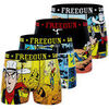 Boxers Freegun Lot de 4 boxers enfant Lucky Luke Jaune
