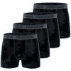 Boxers Freegun Lot de 4 boxers en coton homme Signature Pablo Noir