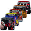Boxers Freegun Lot de 5 boxers enfant Street Ninja Rouge