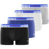 Boxers Umbro Lots de 4 boxers homme en coton Gris