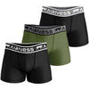 Boxers Airness Lot de 3 boxers homme en coton Starter Vert