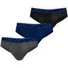 Slips Umbro Lot de 3 slips homme en coton ceinture bleue Diamon Bleu