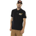 Polo Von Dutch Polo homme manches courtes piqu&eacute; avec patch Engine Noir