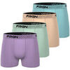Boxers Freegun Lot de 4 boxers homme en coton John Pastel Bleu
