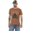 T-shirt Von Dutch T-shirt homme regular en jersey 160gr print devant Racer