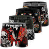 Boxers Freegun Lot de 4 boxers enfant Rock Da Summer Noir