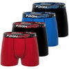 Boxers Freegun Lot de 4 boxers gar&ccedil;on en coton Dynamic Tom Rouge
