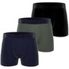Boxers Pierre Cardin Lot de 3 boxers homme en coton Paolo Bleu