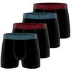 Boxers Pierre Cardin Lot de 4 boxers homme en viscose de bambou Dolce Noir