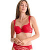 Corbeilles & balconnets Lisca Soutien-gorge pr&eacute;form&eacute; MIRACLE Rouge