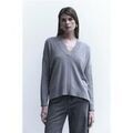 Pull sur Grenoble : Pull Kaos Collezioni RIBPT030-GRIGIO 0M07