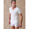 Maillots de corps Daxon by - Lot 2 maillots de corps double face Blanc