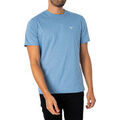 T-shirt Barbour T-shirt ajust&eacute; sport essentiel Bleu Grenoble