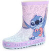 Bottes enfant Disney Stitch Bottes Wellington sans poign&eacute;es Violet